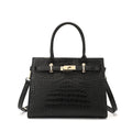 Stylish Leather Crescent Bag