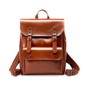 Vintage-Inspired Buckle Backpack