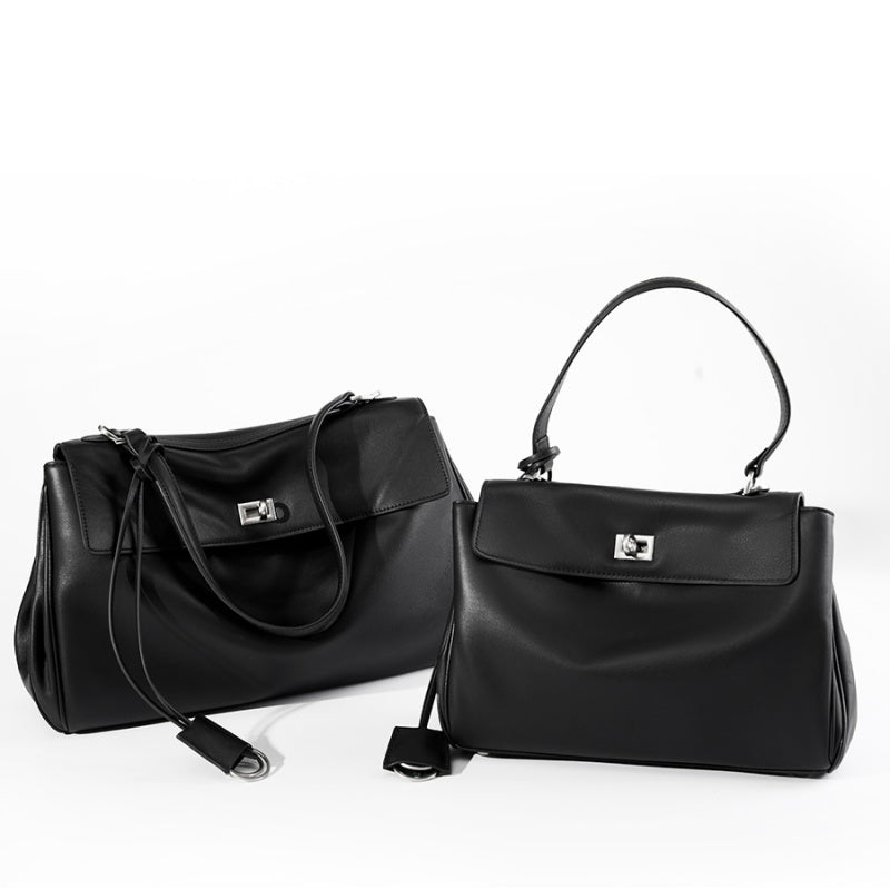 Vintage Leather Carryall Bag