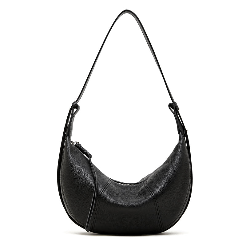 Contemporary Half-Moon Shoulder Bag