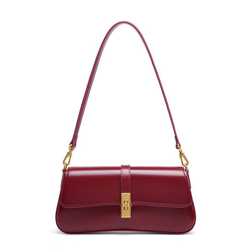 Classic Leather Satchel Purse