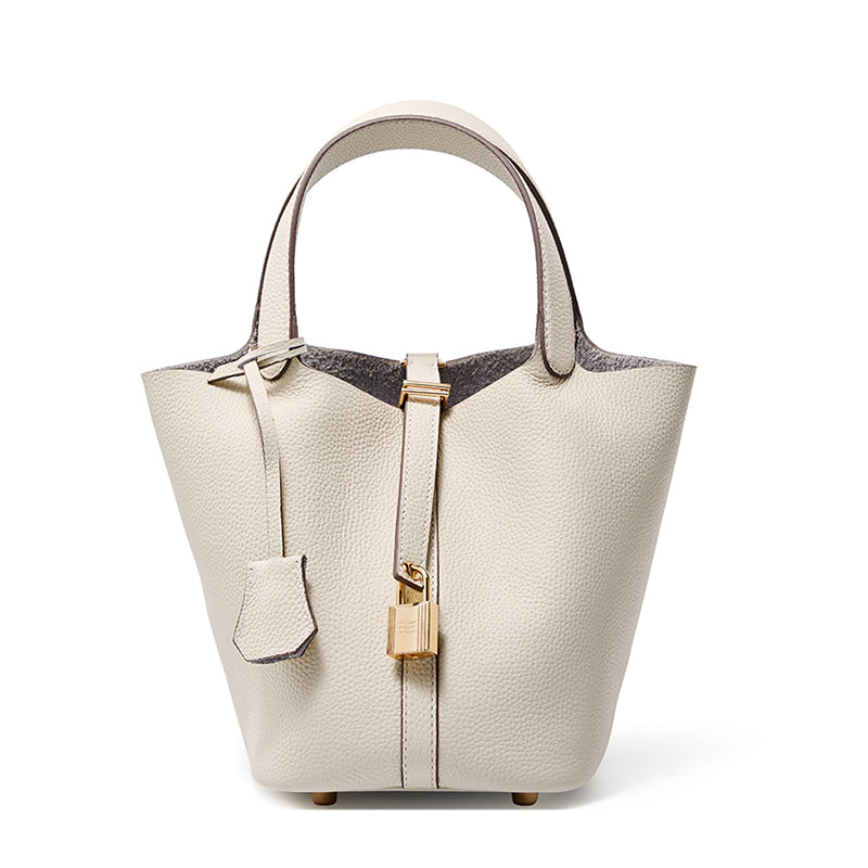 Compact Top Handle Bucket Tote