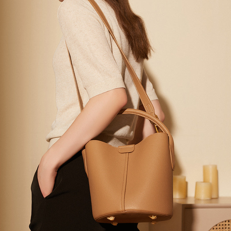 Compact Bucket Handbag
