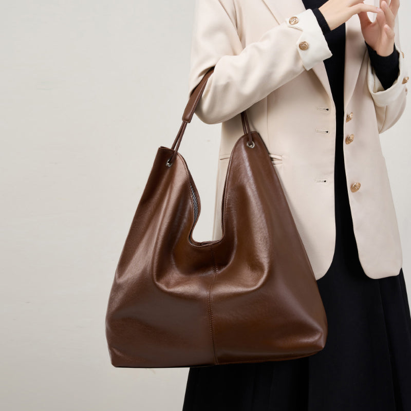 Contemporary Leather Sling Bag