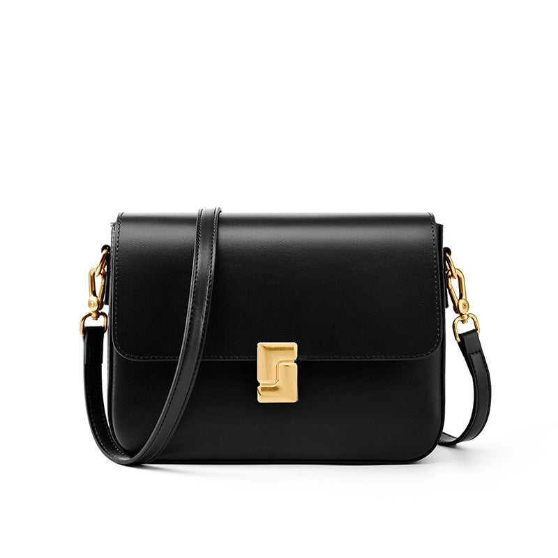 Minimalist Lock Crossbody Bag