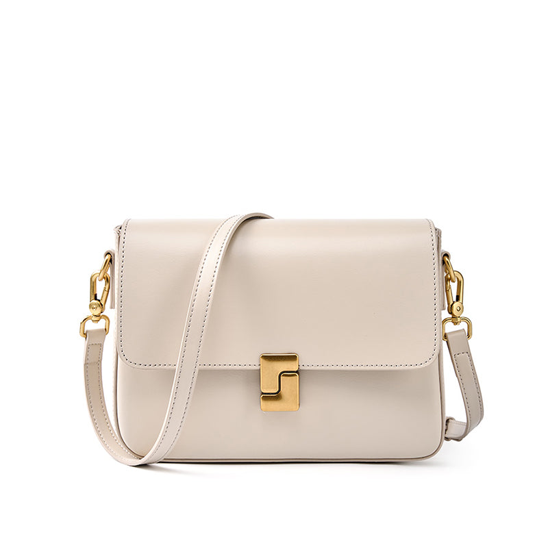 Minimalist Lock Crossbody Bag