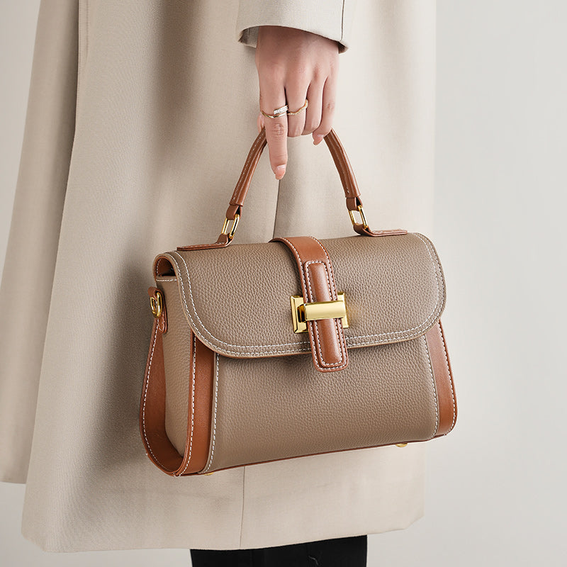 Urban Leather Shoulder Tote