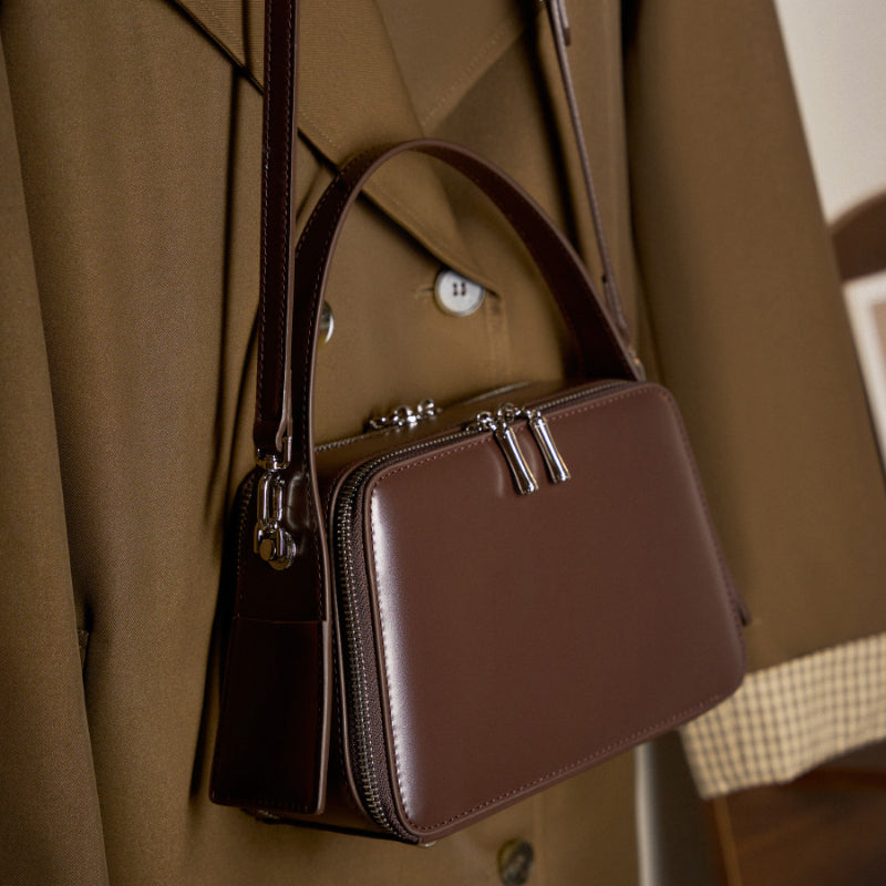 Refined Leather Carry Bag