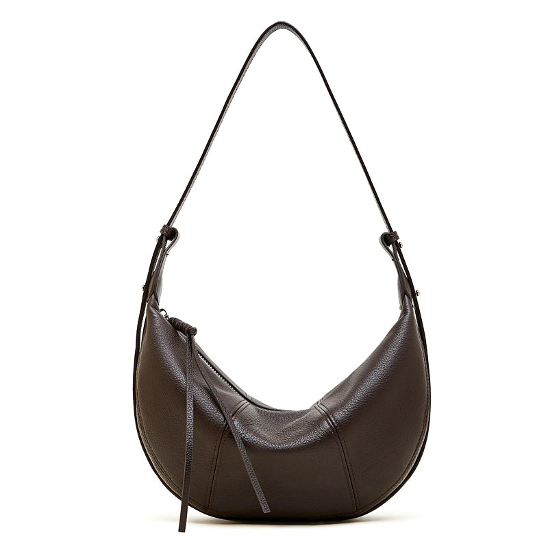 Contemporary Half-Moon Shoulder Bag